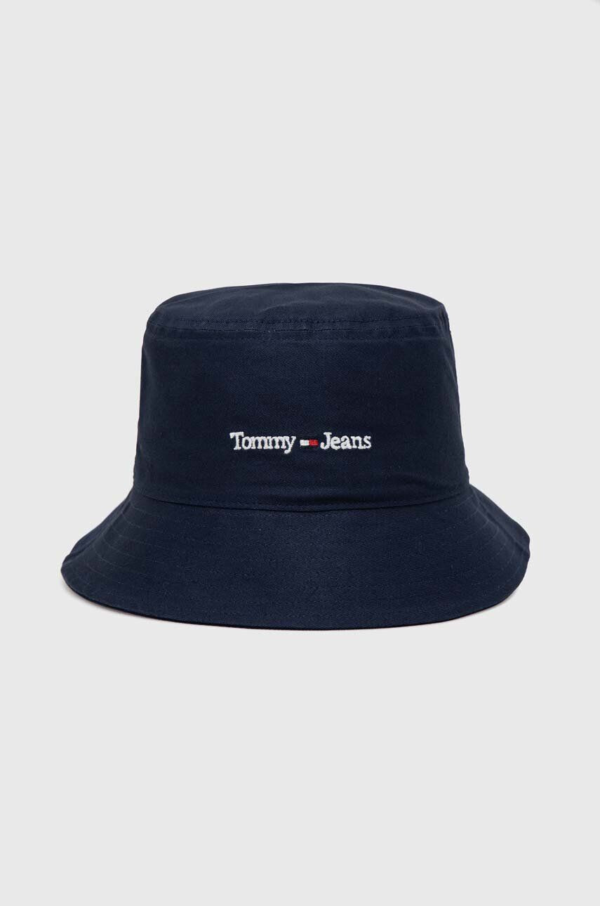 Tommy Jeans Βαμβακερό καπέλο χρώμα: ναυτικό μπλε - Pepit.gr