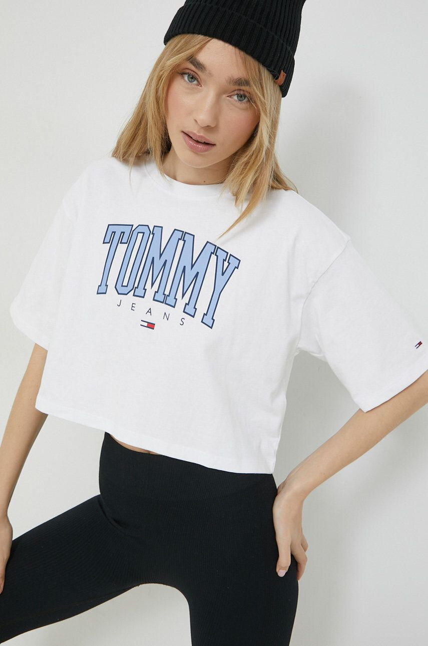 Tommy Jeans Βαμβακερό μπλουζάκι - Pepit.gr