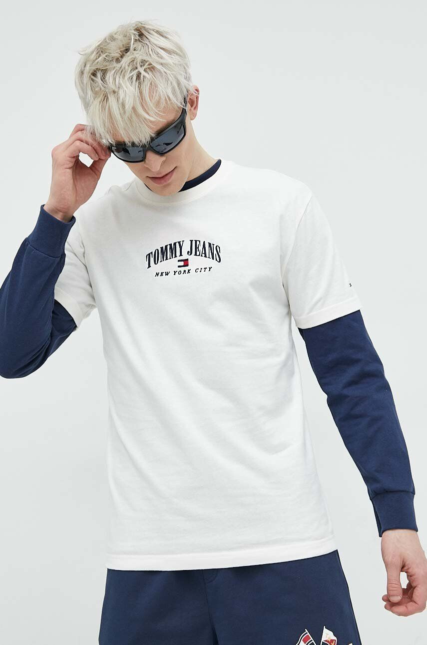 Tommy Jeans Βαμβακερό μπλουζάκι - Pepit.gr