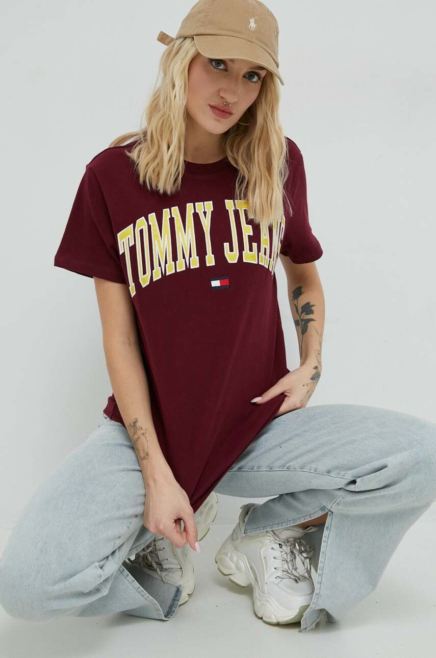 Tommy Jeans Βαμβακερό μπλουζάκι - Pepit.gr