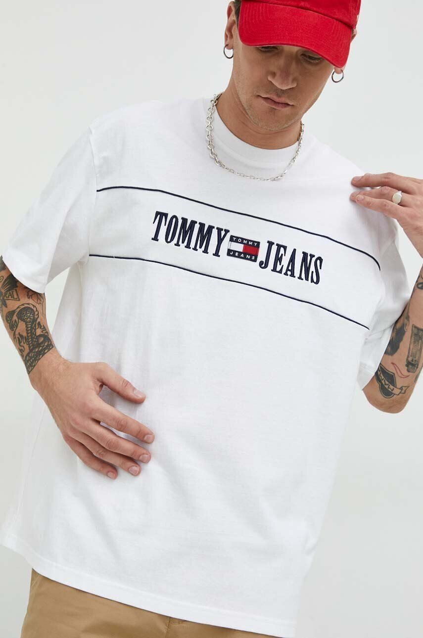 Tommy Jeans Βαμβακερό μπλουζάκι - Pepit.gr