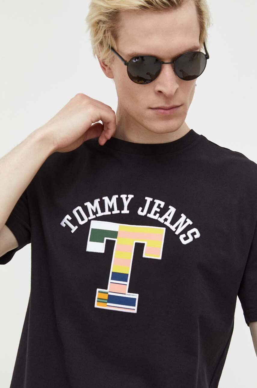 Tommy Jeans Βαμβακερό μπλουζάκι - Pepit.gr