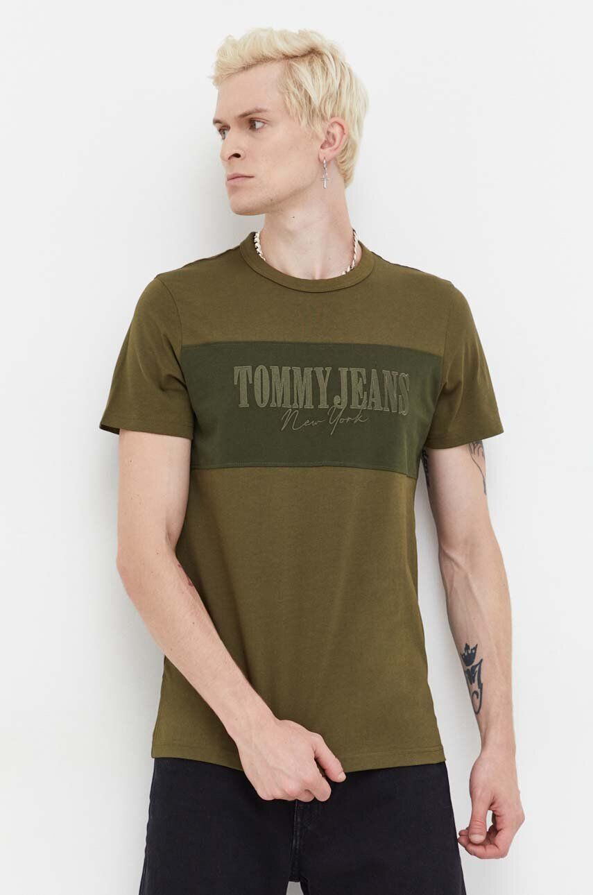 Tommy Jeans Βαμβακερό μπλουζάκι - Pepit.gr