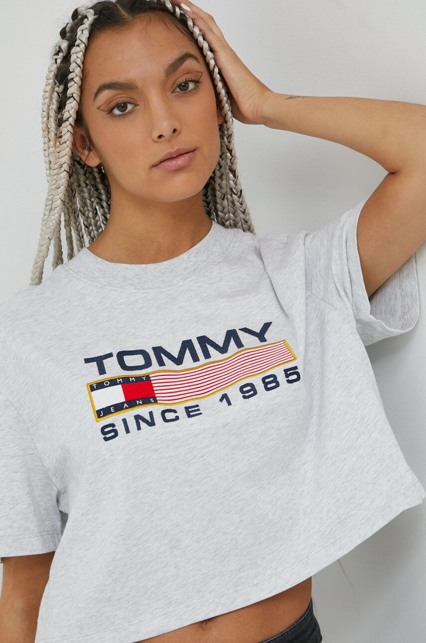 Tommy Jeans Βαμβακερό μπλουζάκι - Pepit.gr