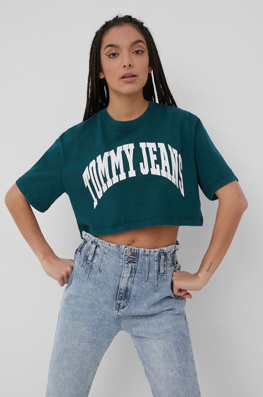 Tommy Jeans Βαμβακερό μπλουζάκι - Pepit.gr