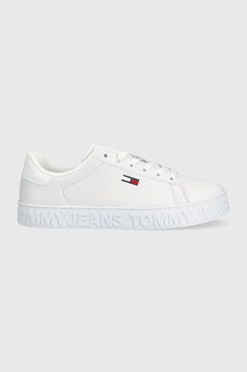 Tommy Jeans Δερμάτινα αθλητικά παπούτσια Cool Sneaker Ess - Pepit.gr