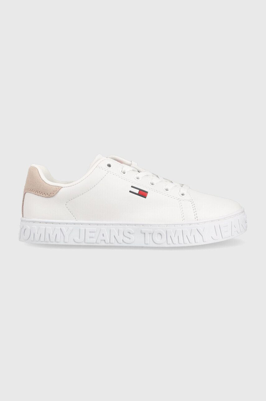 Tommy Jeans Δερμάτινα αθλητικά παπούτσια Sneaker Pop - Pepit.gr