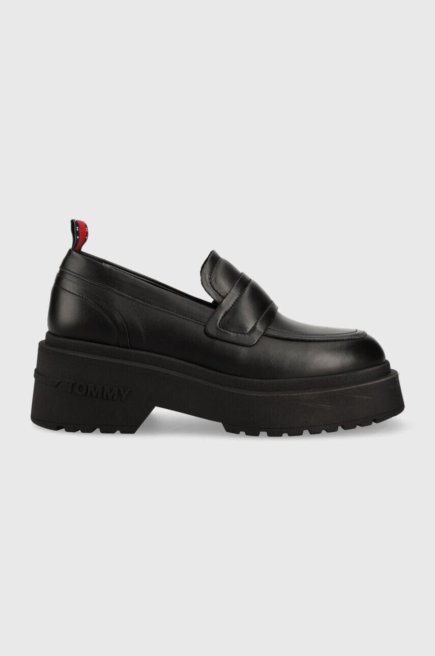 Tommy Jeans Δερμάτινα μοκασίνια TJW AVA LOAFER - Pepit.gr