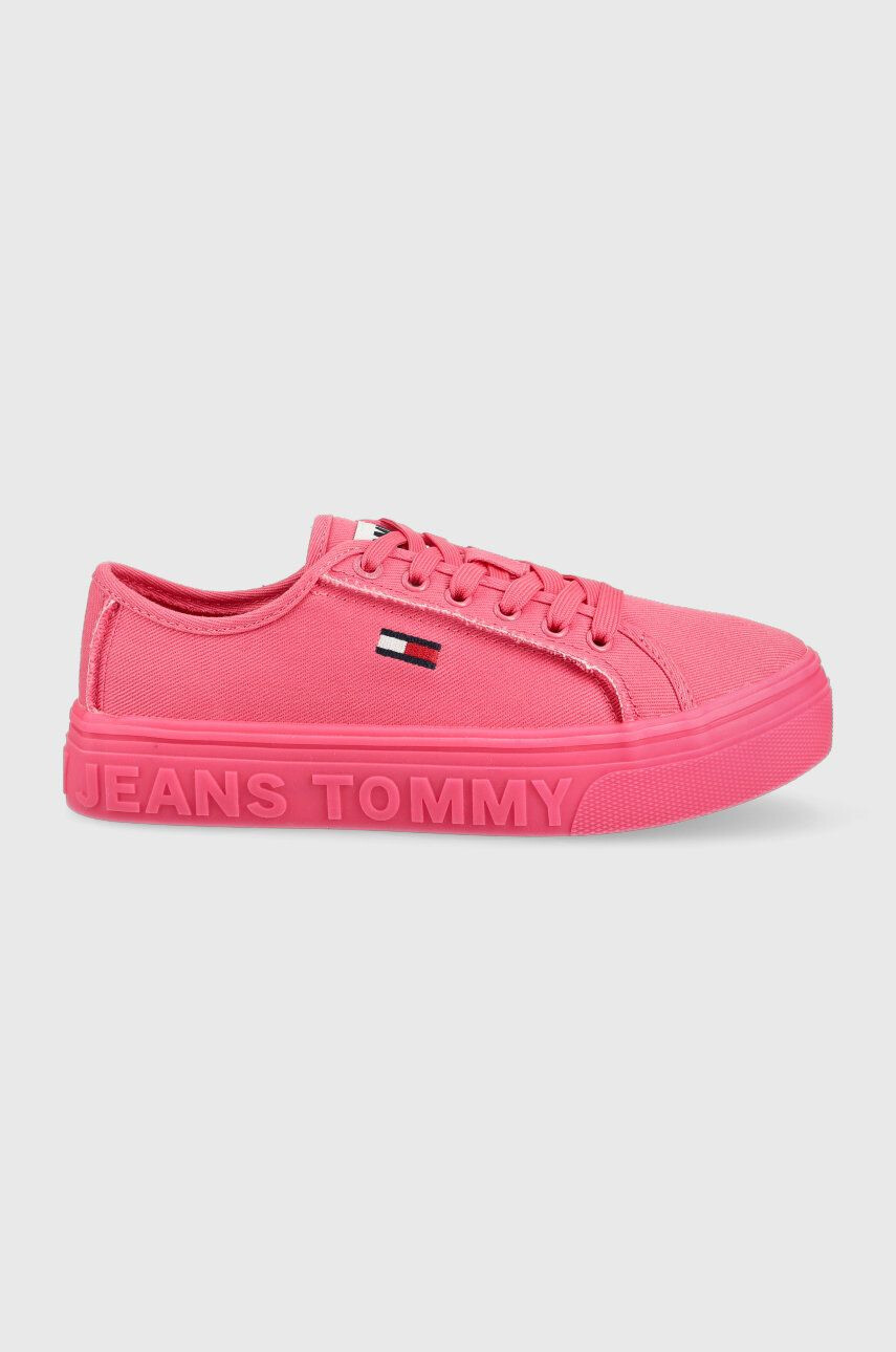 Tommy Jeans Πάνινα παπούτσια Flatform - Pepit.gr