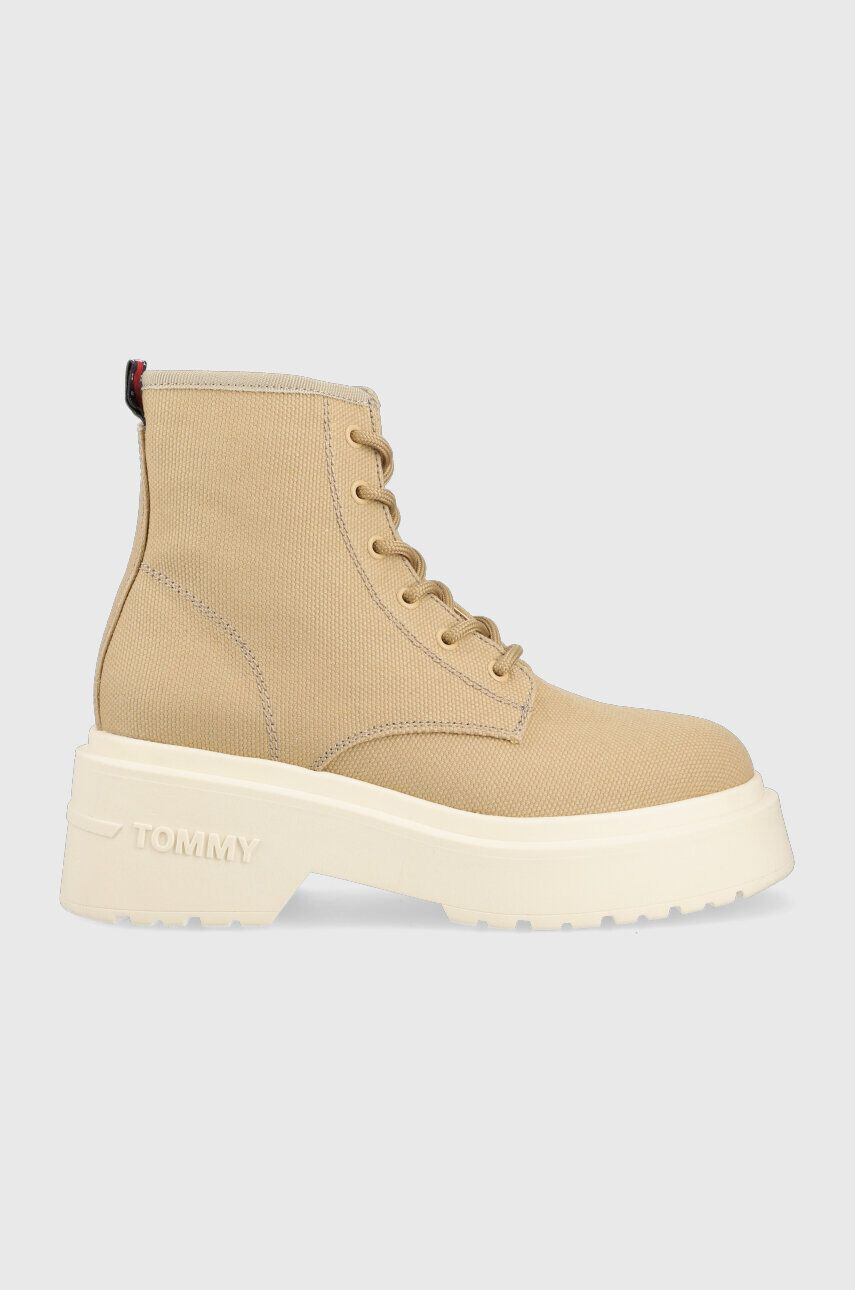 Tommy Jeans Πάνινα παπούτσια LACE UP FESTIV BOOTS - Pepit.gr