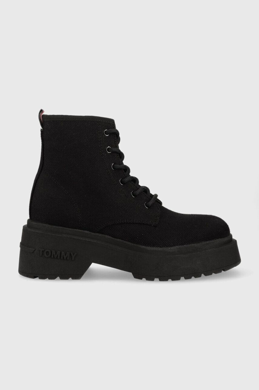 Tommy Jeans Πάνινα παπούτσια LACE UP FESTIV BOOTS - Pepit.gr