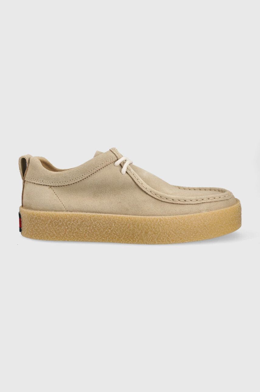 Tommy Jeans Σουέτ κλειστά παπούτσια Mens Suede Shoe - Pepit.gr