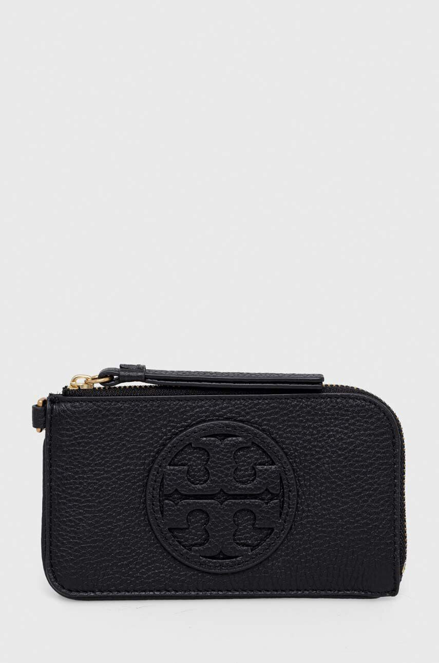 Tory Burch Δερμάτινη θήκη για κάρτες - Pepit.gr