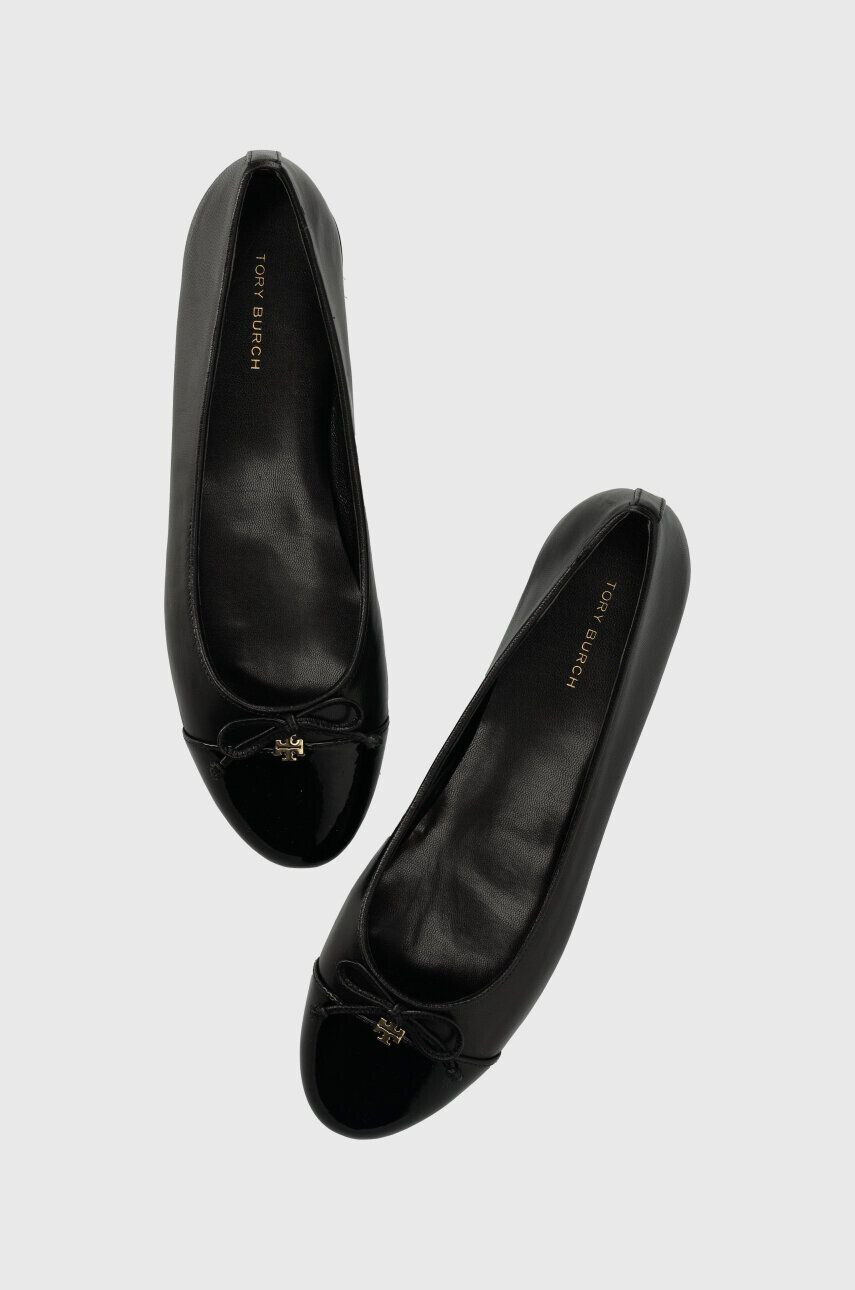 Tory Burch Δερμάτινες μπαλαρίνες CAP-TOE BALLET - Pepit.gr