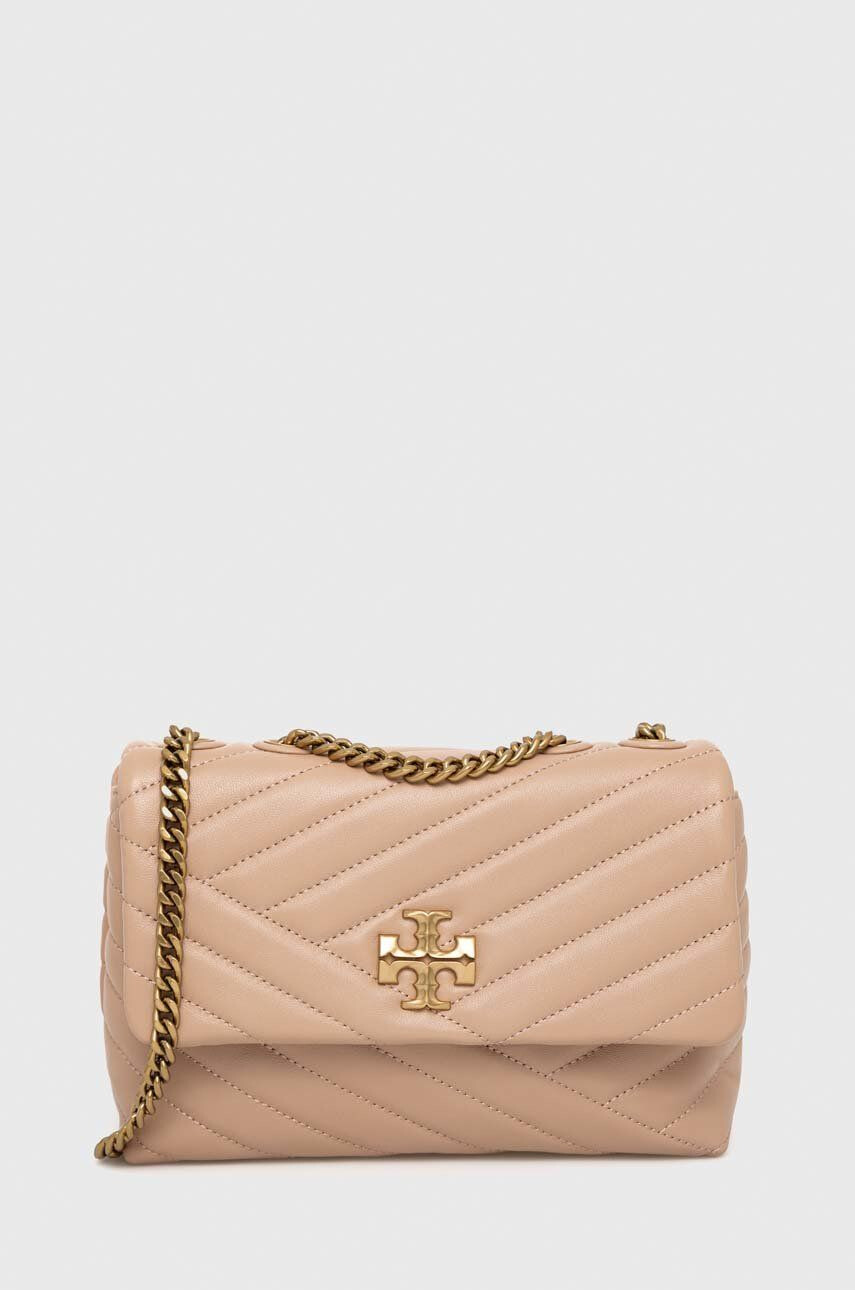 Tory Burch Τσάντα χρώμα: μπεζ - Pepit.gr