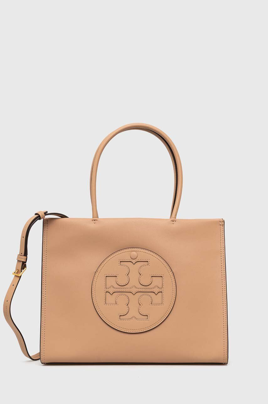 Tory Burch Τσάντα χρώμα: μπεζ - Pepit.gr