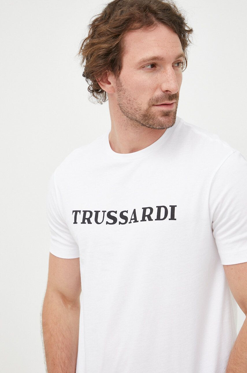 Trussardi Βαμβακερό μπλουζάκι - Pepit.gr