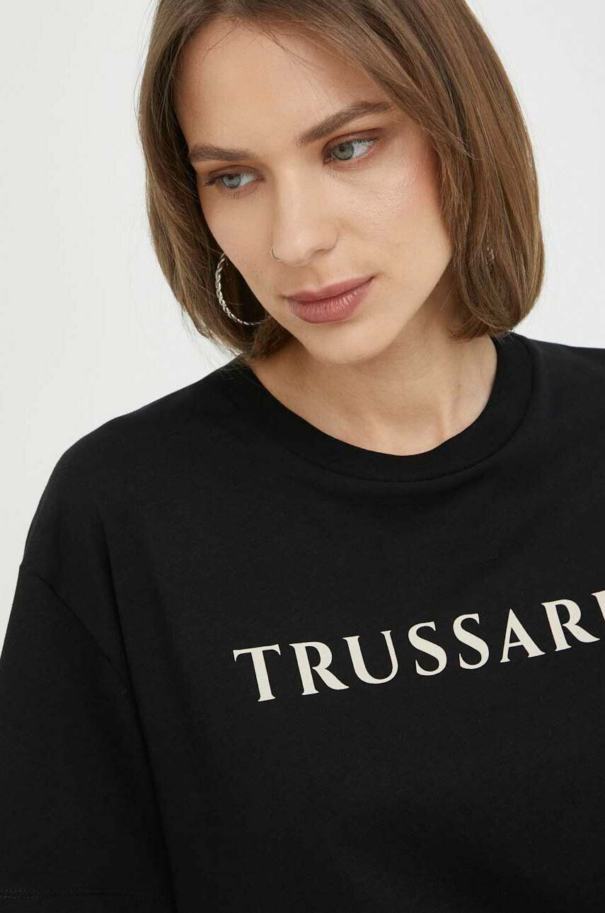 Trussardi Βαμβακερό μπλουζάκι - Pepit.gr