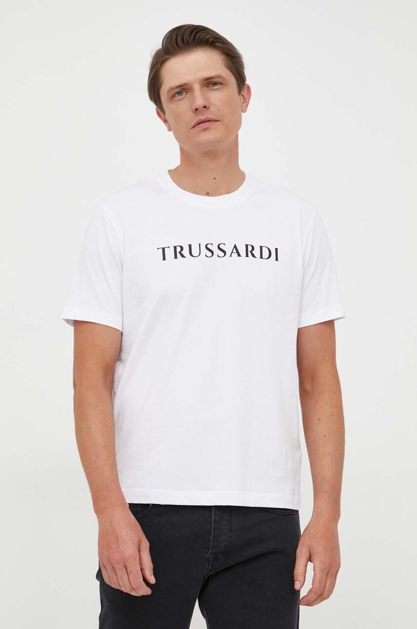 Trussardi Βαμβακερό μπλουζάκι - Pepit.gr