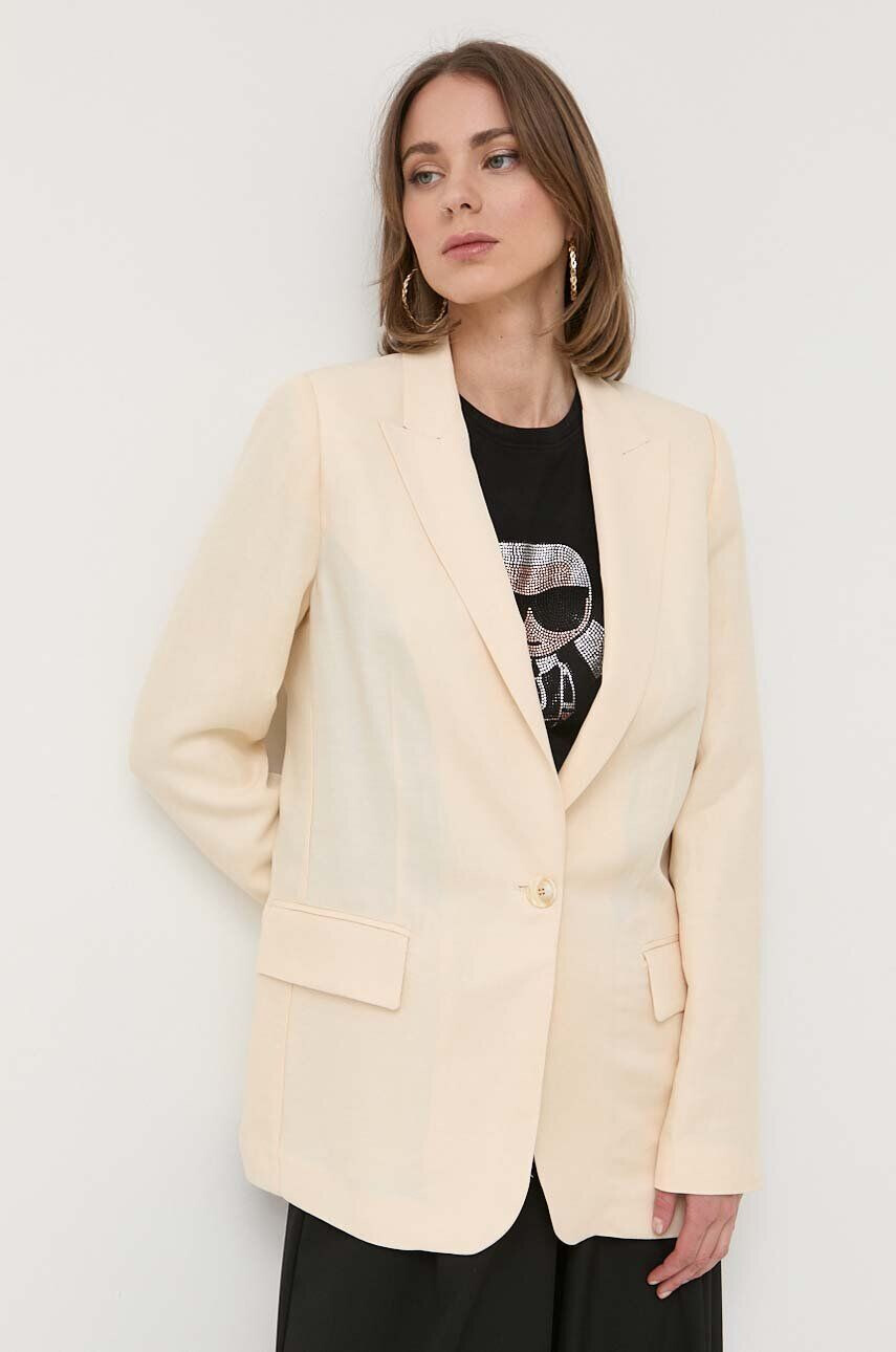 Twinset Blazer με μείγμα λινών - Pepit.gr