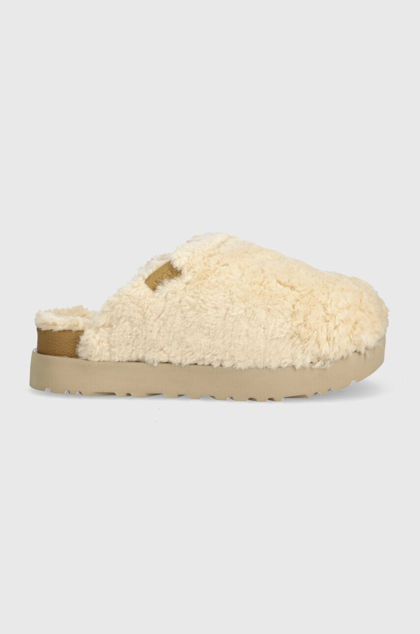 Ugg Μάλλινες παντόφλες Fuzz Sugar Slide - Pepit.gr