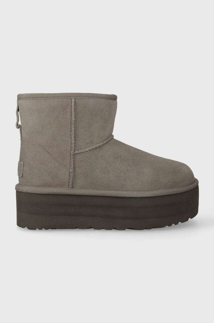 Ugg Μπότες χιονιού σουέτ Classic Mini Platform - Pepit.gr