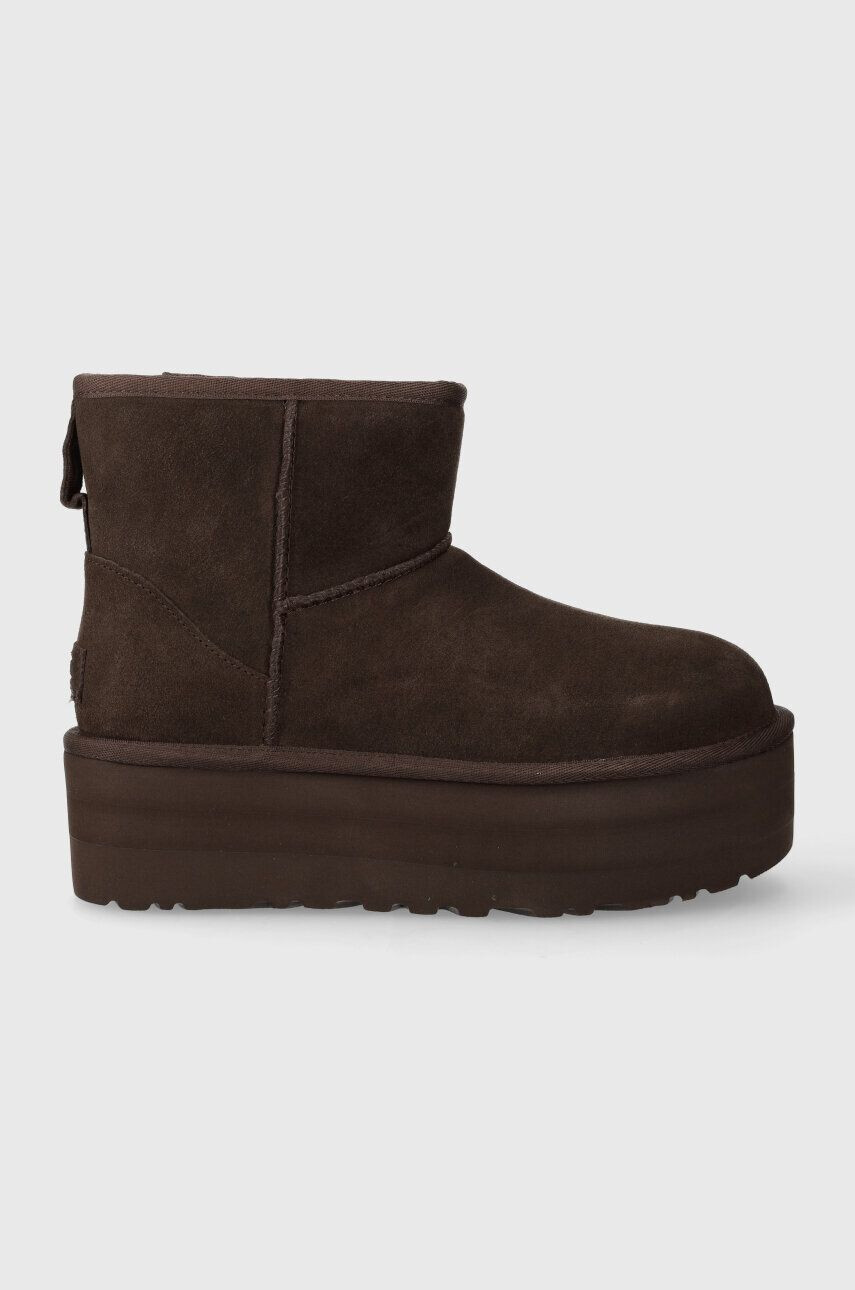 Ugg Μπότες χιονιού σουέτ Classic Mini Platform - Pepit.gr