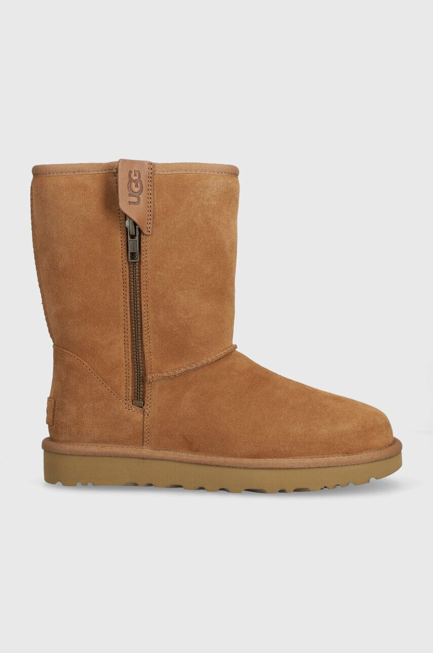 Ugg Μπότες χιονιού σουέτ Classic Short Bailey Zip - Pepit.gr