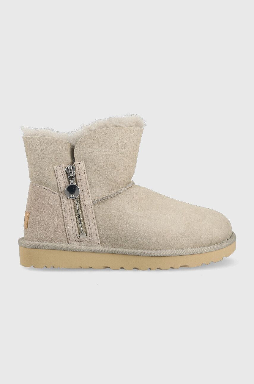 Ugg Μπότες χιονιού σουέτ W Bailey Zip Mini - Pepit.gr