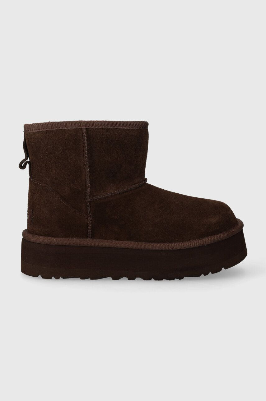 Ugg Μπότες χιονιού σουέτ για παιδιά CLASSIC MINI PLATFORM - Pepit.gr