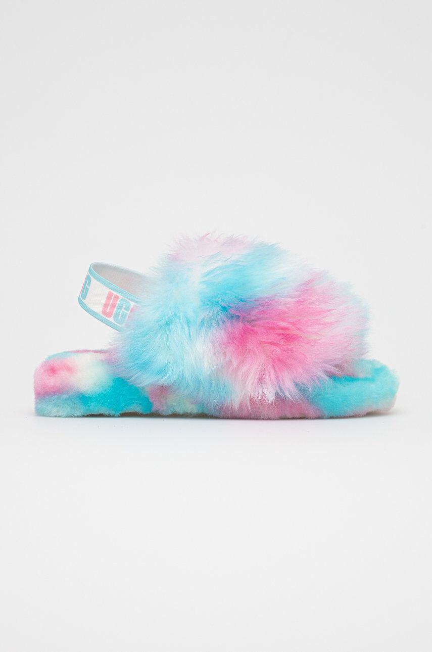 Ugg Παιδικές μάλλινες παντόφλες Fluff Yeah Pride - Pepit.gr