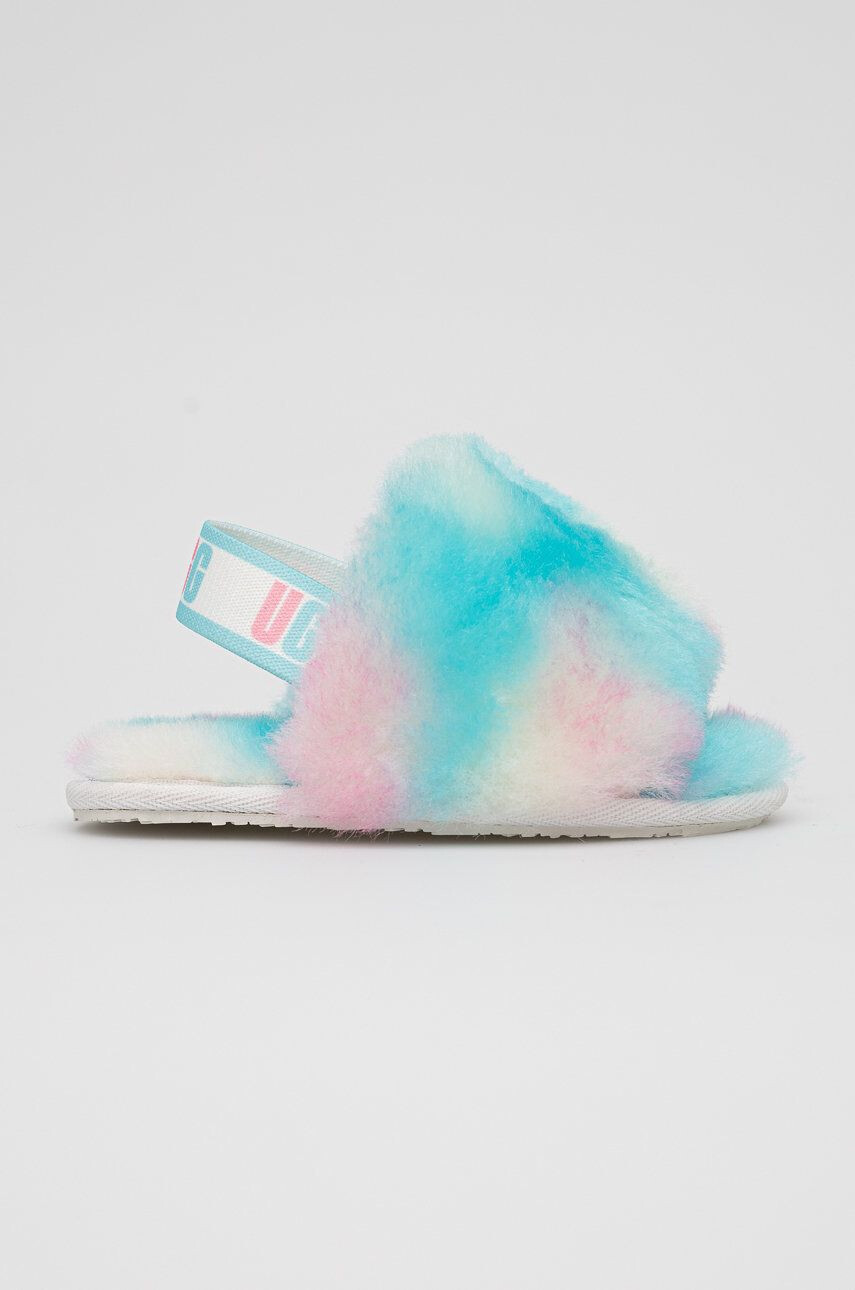 Ugg Παιδικές μάλλινες παντόφλες Fluff Yeah Pride - Pepit.gr