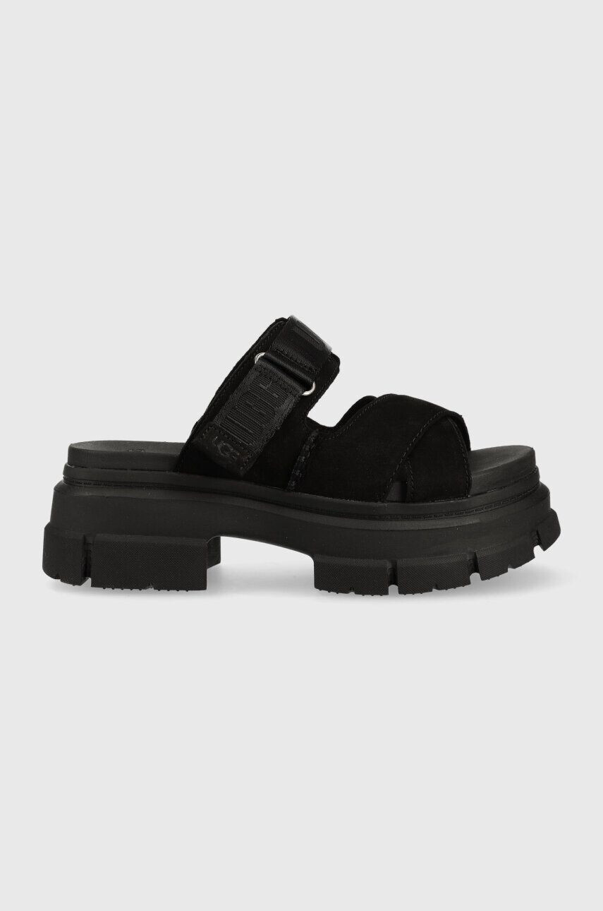 Ugg Παντόφλες σουέτ Ashton Slide - Pepit.gr