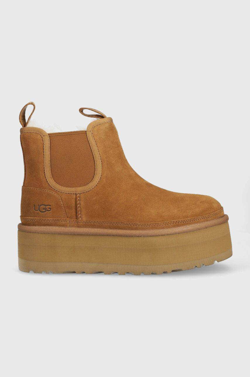 Ugg Σουέτ μπότες τσέλσι W Neumel Platform Chelsea - Pepit.gr