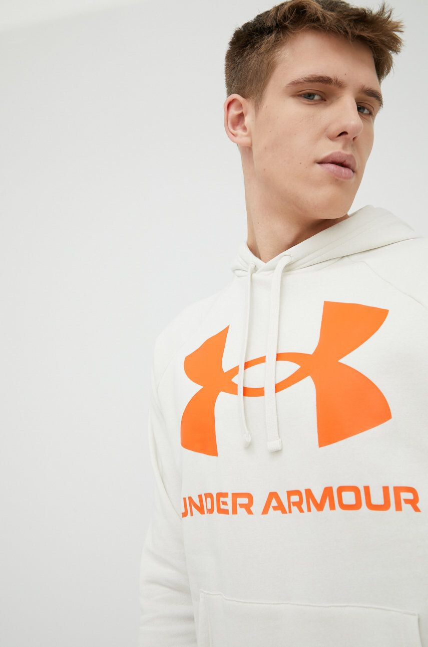 Under Armour Μπλούζα χρώμα: μπεζ - Pepit.gr