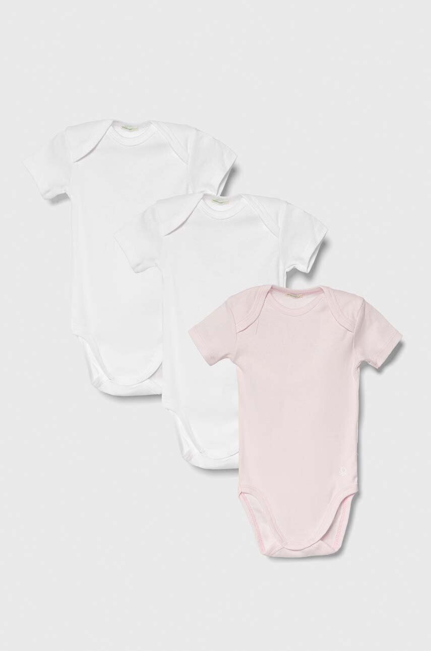 United Colors of Benetton Βαμβακερά φορμάκια για μωρά 3-pack - Pepit.gr