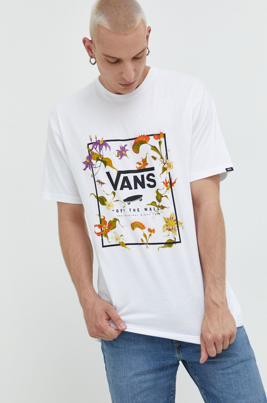 Vans Βαμβακερό μπλουζάκι - Pepit.gr