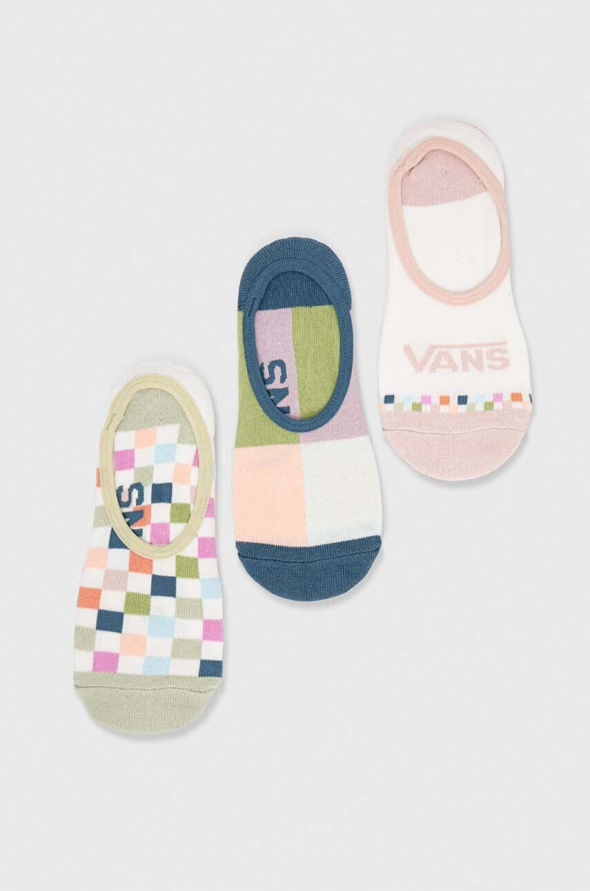 Vans Κάλτσες 3-pack χρώμα: ροζ - Pepit.gr