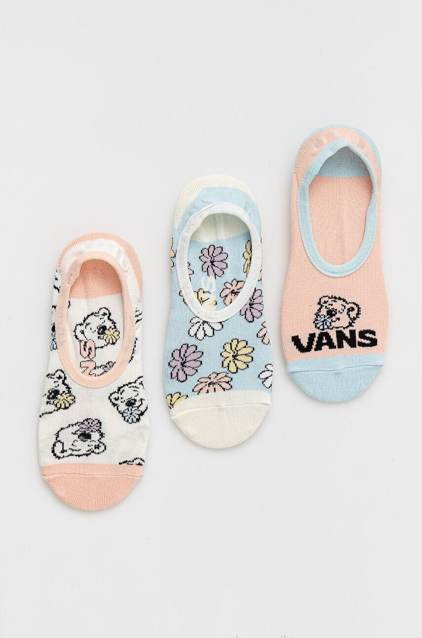 Vans Κάλτσες 3-pack χρώμα: πορτοκαλί - Pepit.gr