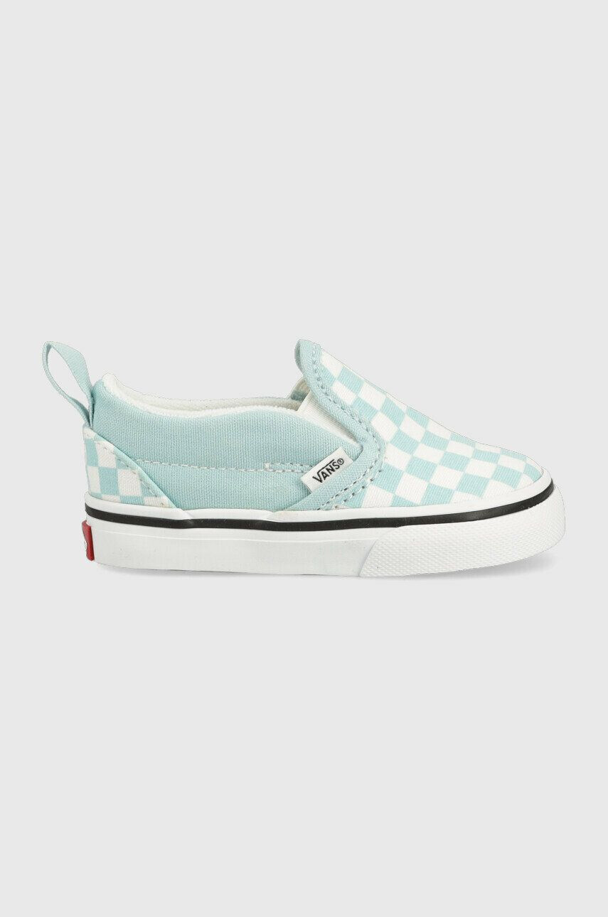 Vans Παιδικά πάνινα παπούτσια TD Slip On V CTHR CHBD MBLUE - Pepit.gr