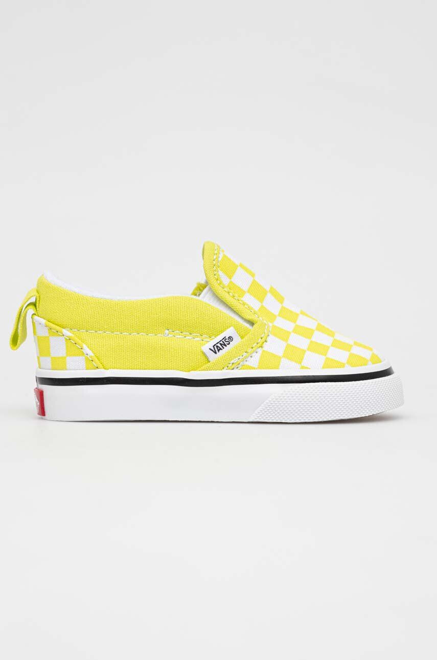 Vans Παιδικά πάνινα παπούτσια TD Slip On V CTHR CHBD MBLUE - Pepit.gr