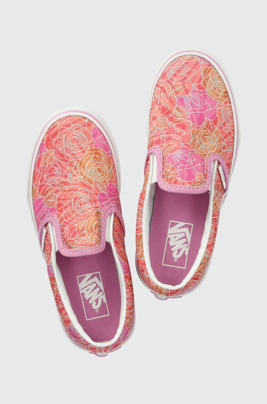 Vans Παιδικά πάνινα παπούτσια UY Classic Slip On CTHR CHBD TRDWN - Pepit.gr