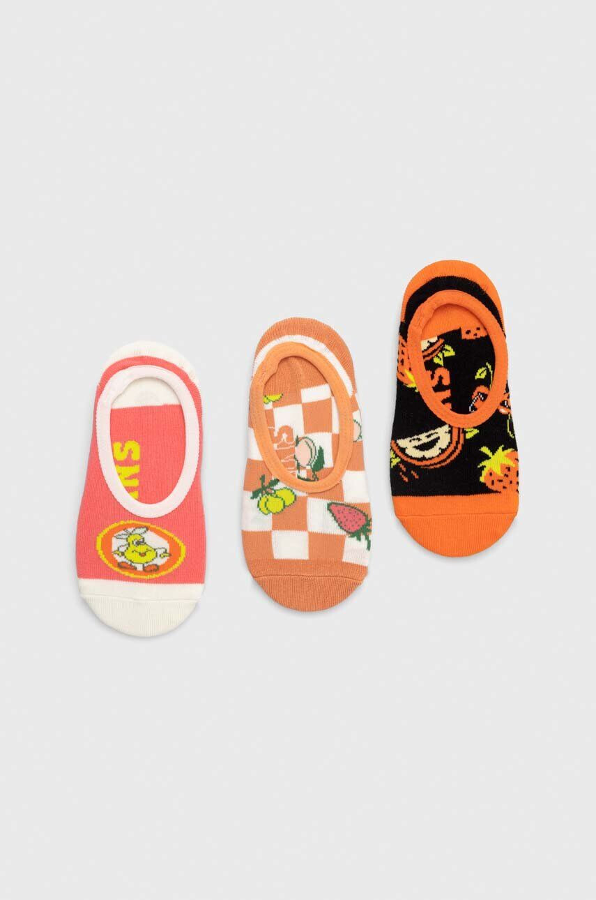 Vans Παιδικές κάλτσες LET THERE BE FRUIT CANO CALYPSO CORAL 3-pack - Pepit.gr