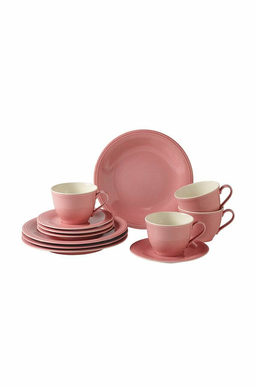 Villeroy & Boch Σετ καφέ για 4 άτομα Color Loop Rose 12-pack - Pepit.gr