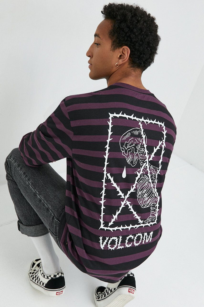 Volcom Βαμβακερή μπλούζα με μακριά μανίκια X Vaderetro - Pepit.gr