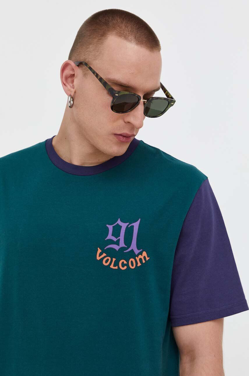 Volcom Βαμβακερό μπλουζάκι x Mando Von Arb - Pepit.gr