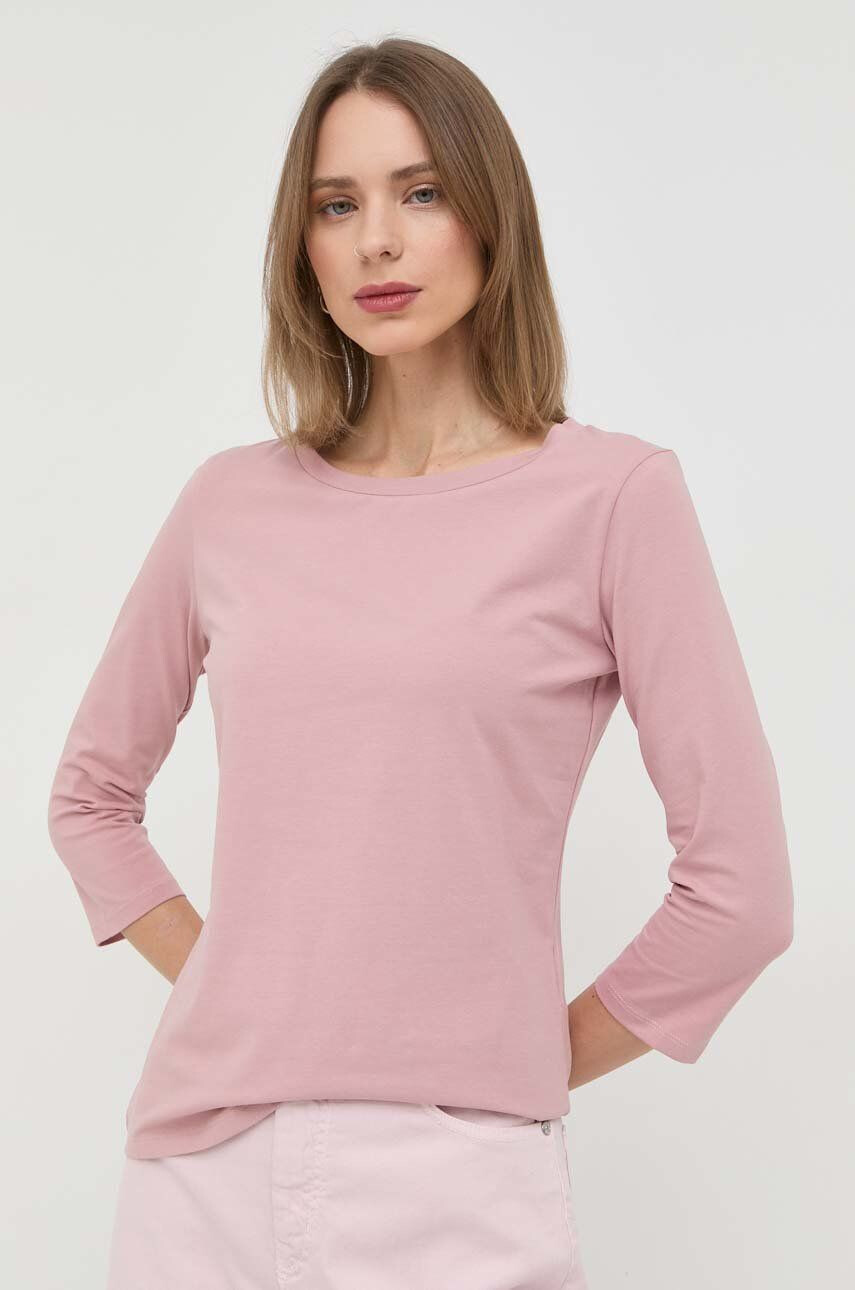 Weekend Max Mara Longsleeve χρώμα: ροζ - Pepit.gr