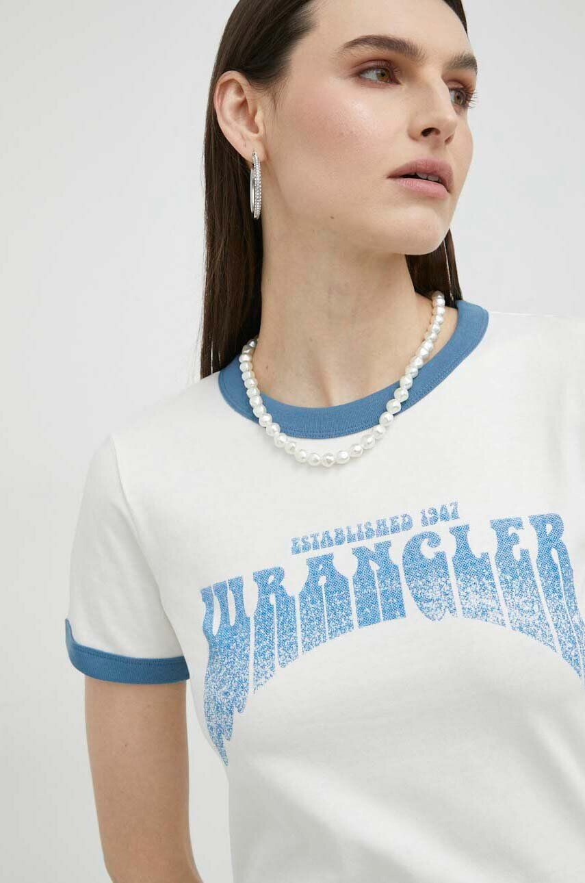 Wrangler Βαμβακερό μπλουζάκι - Pepit.gr