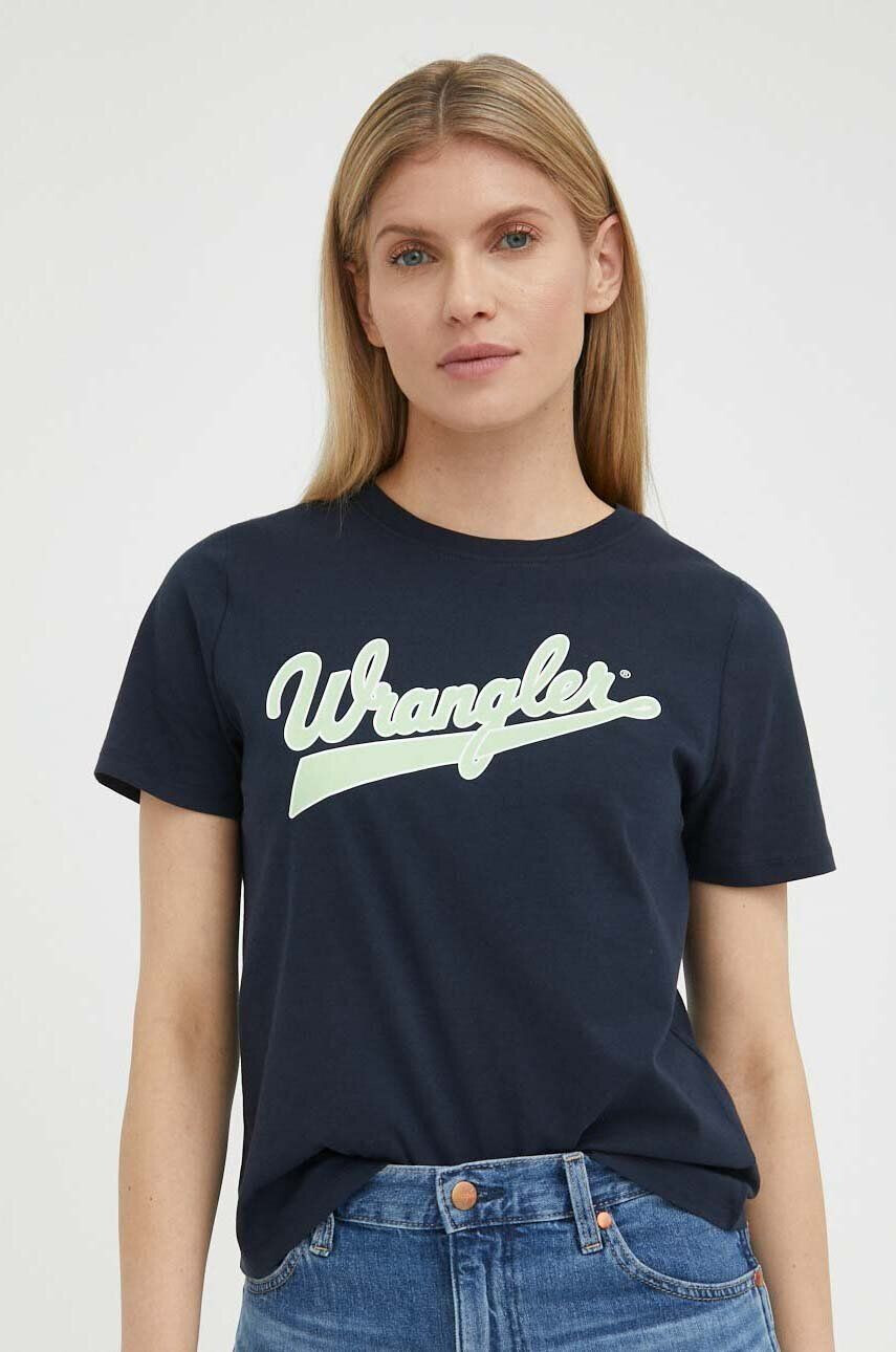 Wrangler Βαμβακερό μπλουζάκι - Pepit.gr