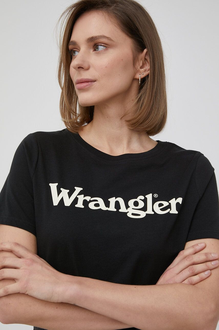 Wrangler Βαμβακερό μπλουζάκι - Pepit.gr